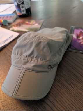 Outdoor Research Radar Light Tan Hat with Short Brim